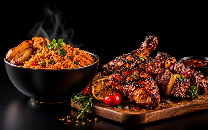 Food and grill menu
