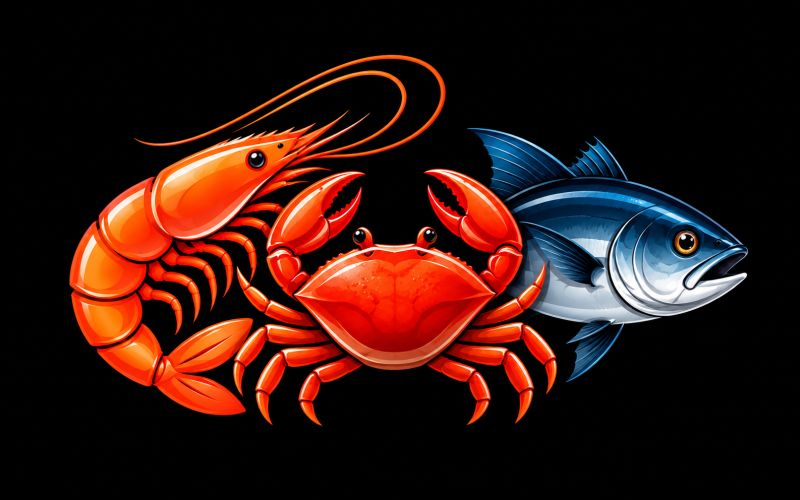 Sea food menu